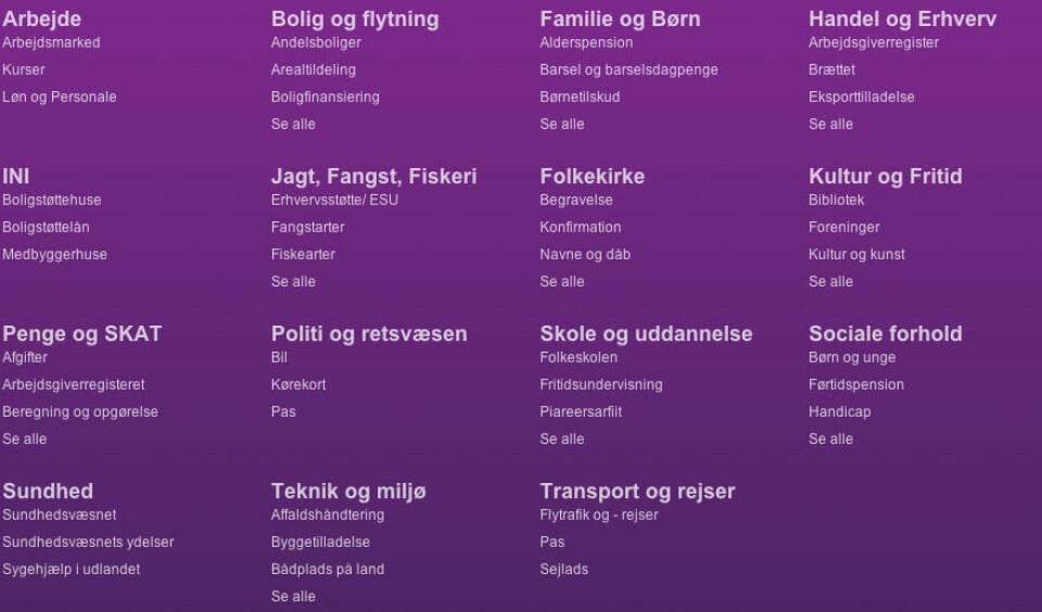 Har du været inde på den ny borgerportal sullissivik.gl? Og hvad er din mening om den? Foto: Dumpscreen