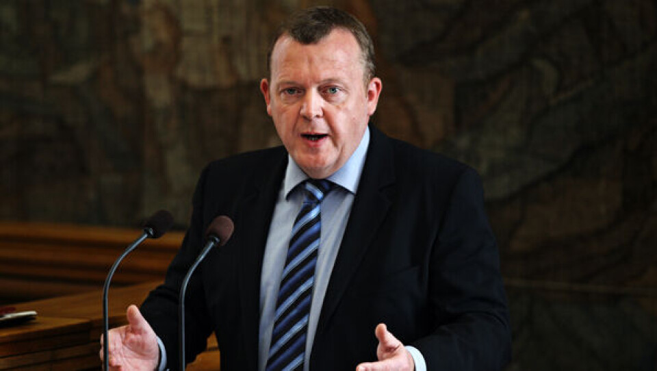 Ministeriuneq Lars Løkke Rasmussen. Assi: Polfoto/Jens Dresling