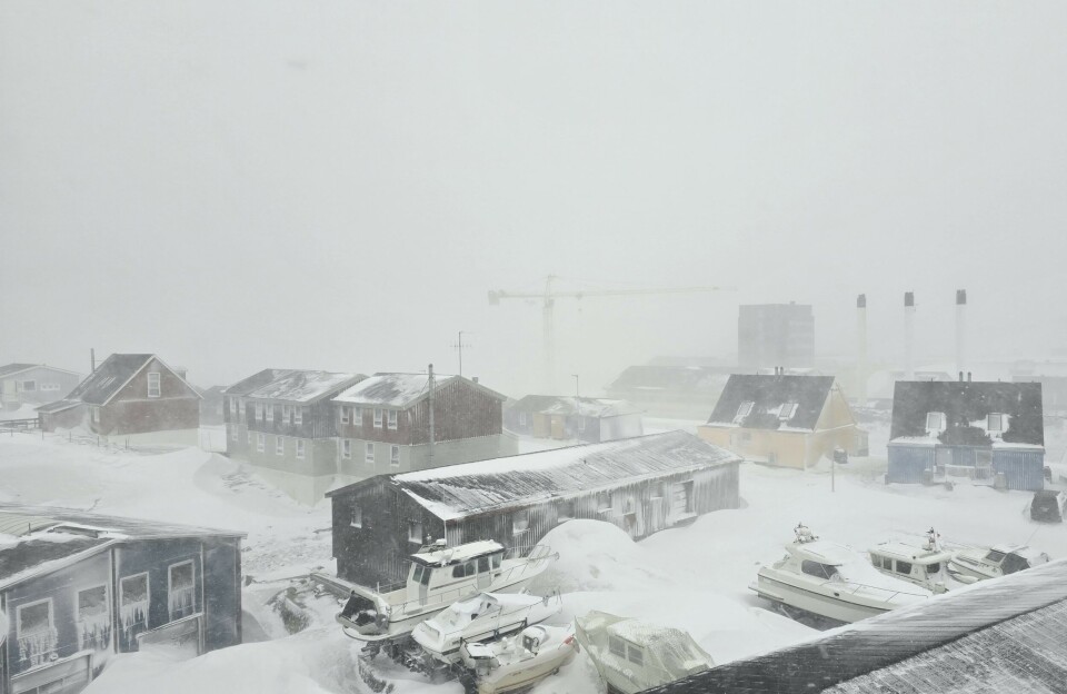 Politiet fraråder færdsel i Nuuk