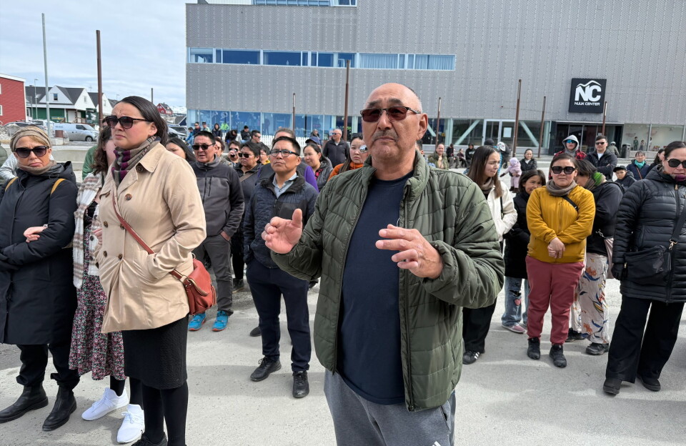 Støttedemonstration i Nuuk til fordel for Østgrønland