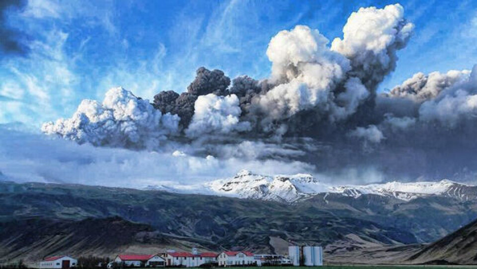 Islændingene oplever et land dækket med tyk lag aske efter det lange vulkanudbrud. Foto: Polfoto.