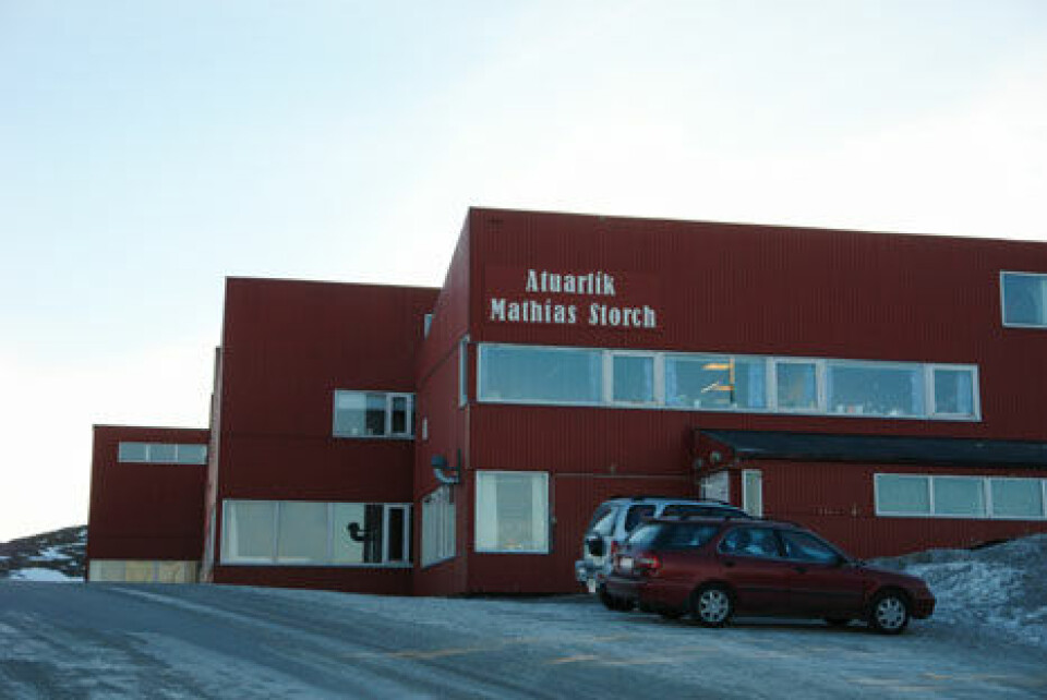 Atuarfik Mathias Storch er bygget i '60-erne, hvor asbest var et almindeligt byggemateriale.