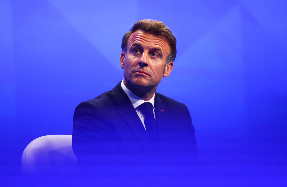 Frankrigs præsident Macron på vej til Grønland