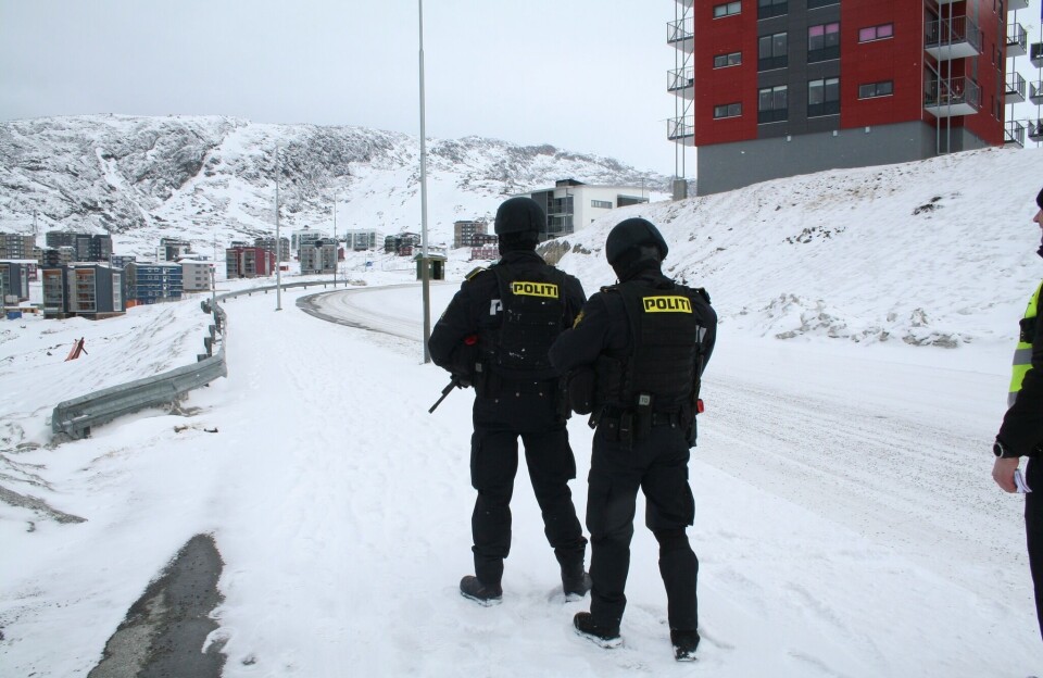 Politiet afholder øvelser i Nuuk