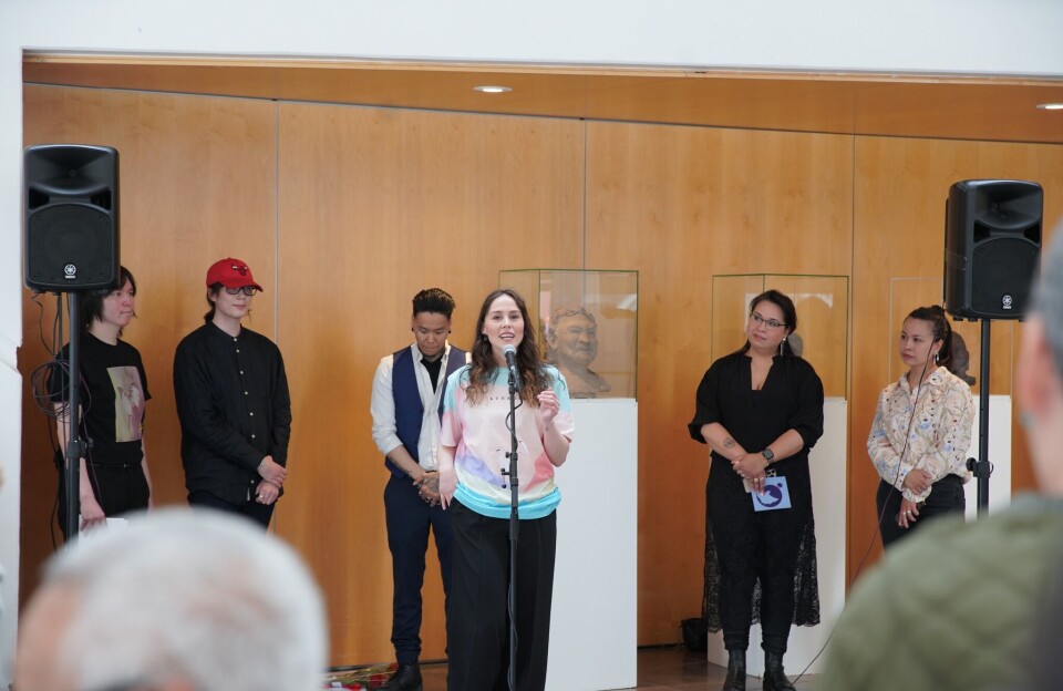 Kunstskoleelever udstiller i Katuaq