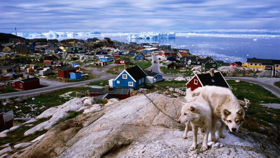 Ilulissat danner rammen om optagelse af filmscener til en ny Hollywood-film./Ilulissat transforms into the set for a new Hollywood film.