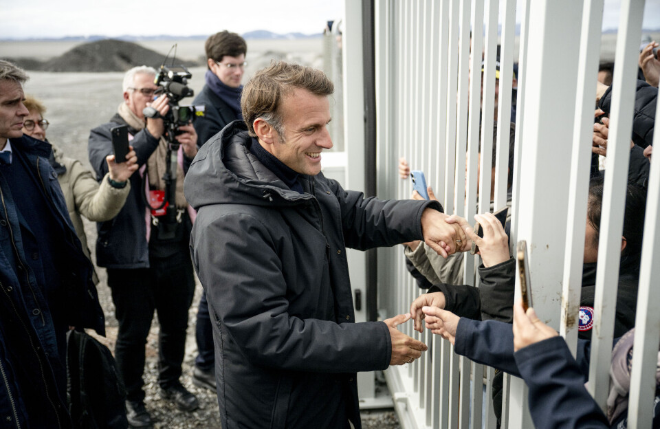 Se billeder: Præsident Macron besøgte Grønland