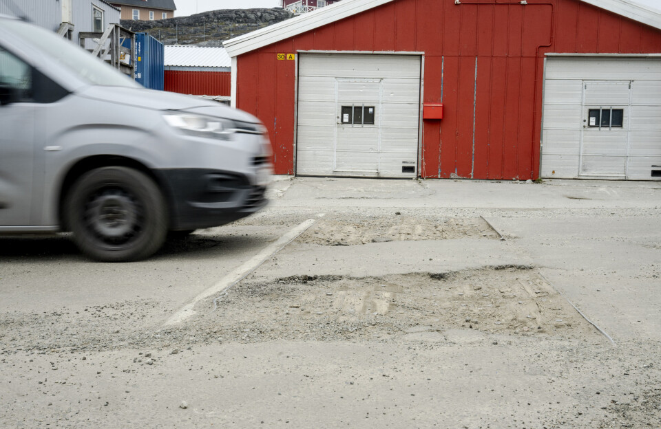 Huller i vejen skaber frustration blandt bilister