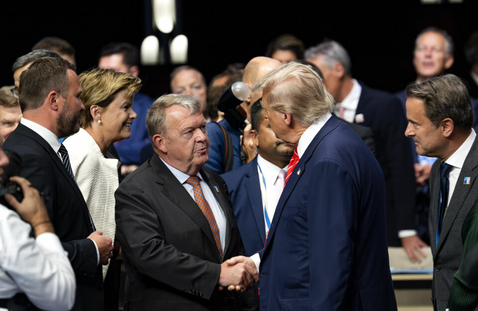 Løkke trykker hånd med Trump – Grønland blev ikke nævnt