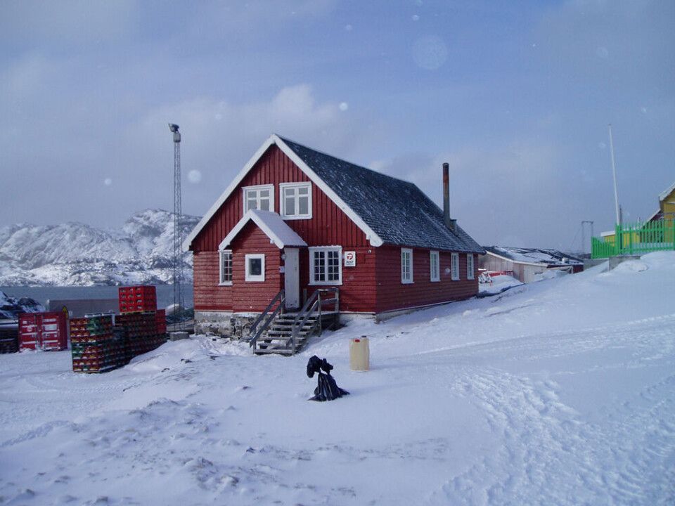 Fra den 19. januar 2015 bliver det dyrere at sende breve fra Tele-Post-centeret her i Kangaamiut Tele-Post, Kangaamiut