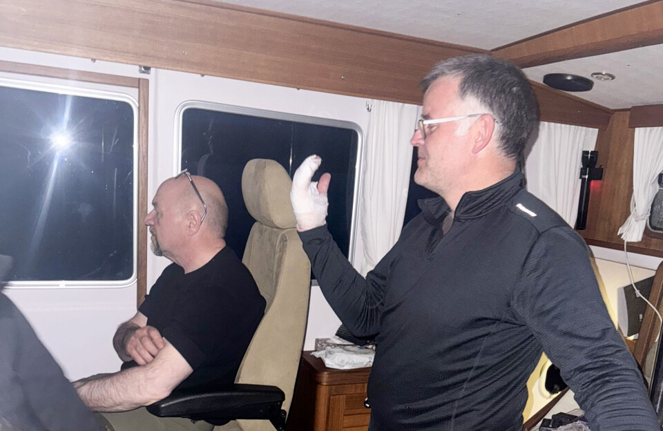 Jæger fik behandling i fjorden