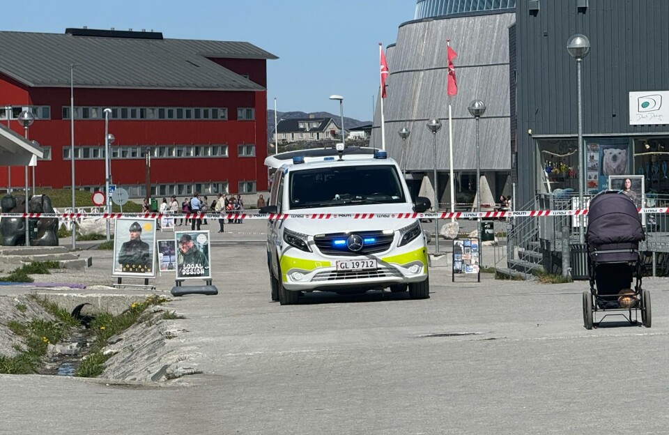 Politi ophæver afspærring af Nuuks bymidte