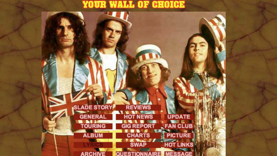 Det go'e gamle Slade. www.slade4ever.de