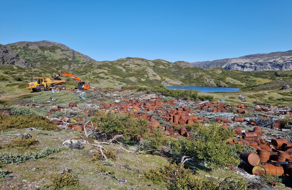 Amerikanerne forlader Eskilds marker med 66 års forsinkelse