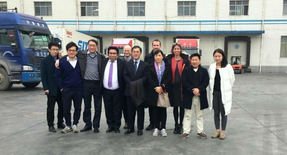 Der var store smil under besøget i Kina, men Taiwan er lukket land for Vittus Qujaukitsoq