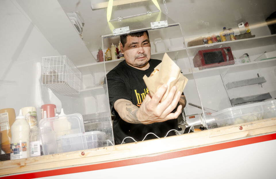 Ribbensandwich med hjertet først