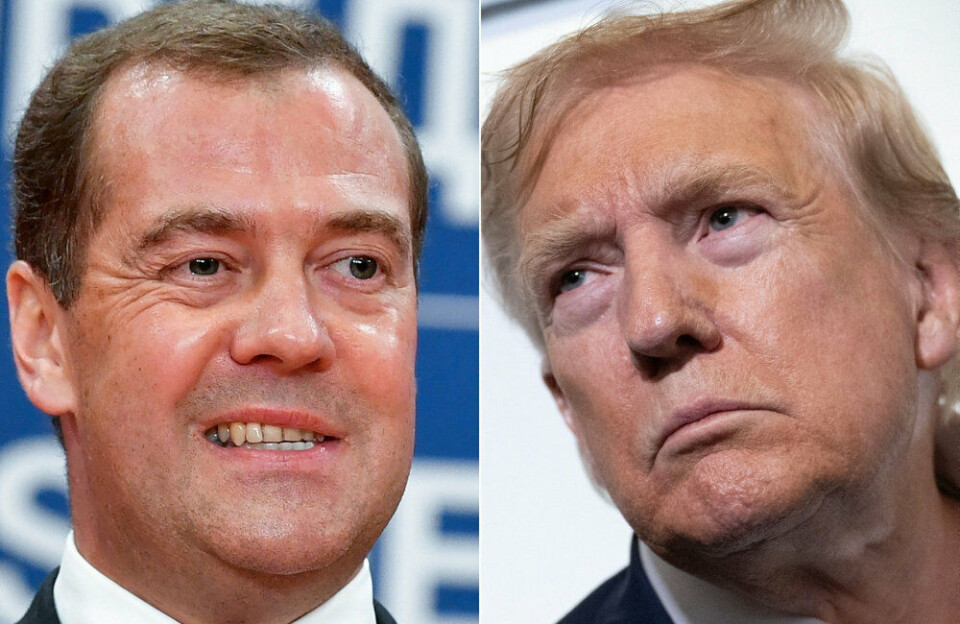 Trump advarer Medvedev: Vil placere atomubåde tæt på Rusland