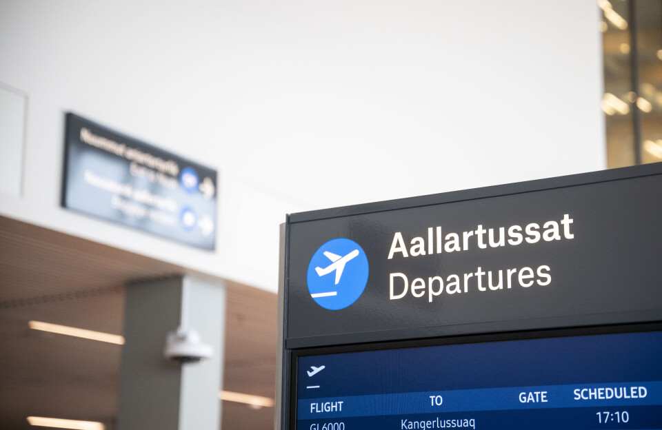 Security kunne ikke åbne i Nuuk Lufthavn