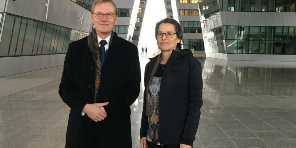 Michael Zilmer-Johns fik som NATO-ambassadør i 2018 besøg af tidligere Naalakkersuisoq forUdenrigsanliggender Suka K. Frederiksen i NATO’s hovedkvarter i Bruxelles.