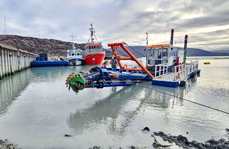 125.000 m3 fjordbund pumpet væk