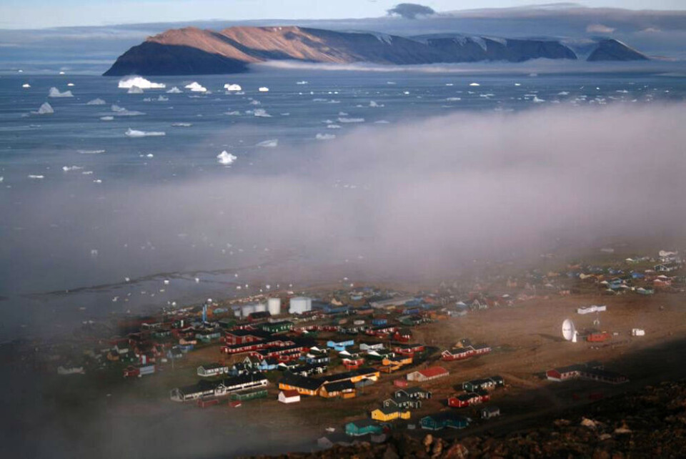 Qaanaaq Politikenip silamik nalunaarutaanik ilanngusseqqittalerpoq. Assi: Sermitsiaq.AG
