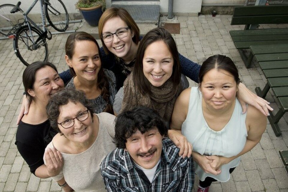 De medvirkende, Terkild, Agathe, Maliina, Marie, Anna, Lotte og Inaluk