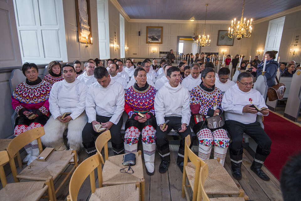 Gudstjenesten forud for Inatsisartut-åbningen blev som altid afholdt i Annaassisitta Oqaluffia