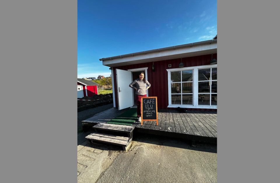 Café Ulu er åbnet i det røde hus, som Qiviut tidligere har haft butik i.