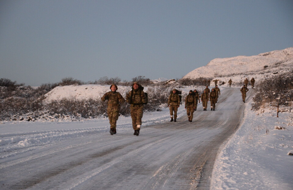 Uddannelse sluttede med march til indlandsisen
