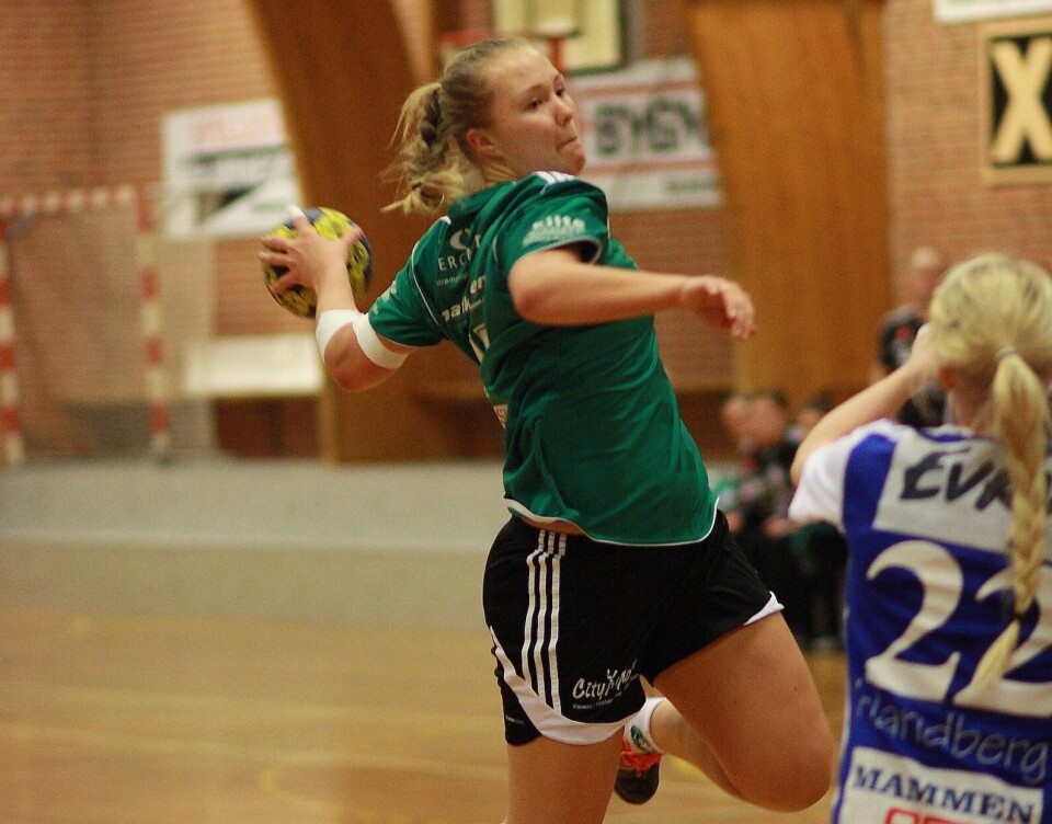 Mia Egede Rasmussen havde en travl weekend med kampe både lørdag og søndag. Arkivfoto: Preben Hansen