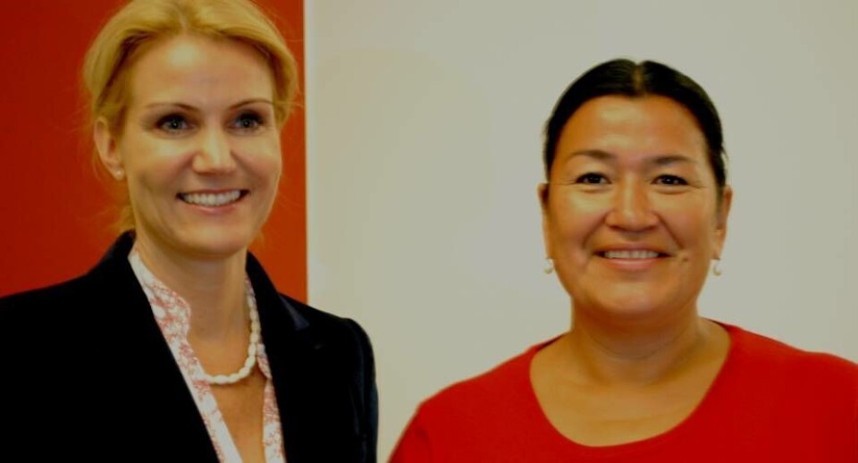 Helle Thorning-Schmidt, som Siumut vil samarbejde med, ser ud til at kunne sætte sig i statsministerstolen. Foto: Roth