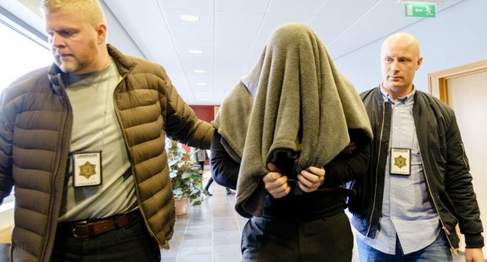 Arkivfoto fra retssagen mod Thomas Møller Olsen.