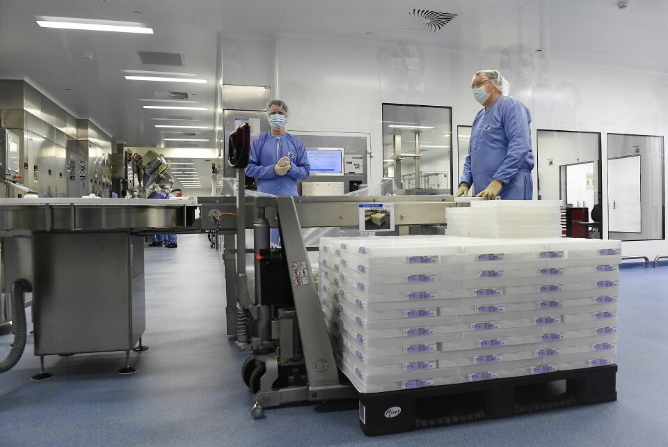 EU er tæt på kontrakt for 1,8 milliarder doser fra Pfizer