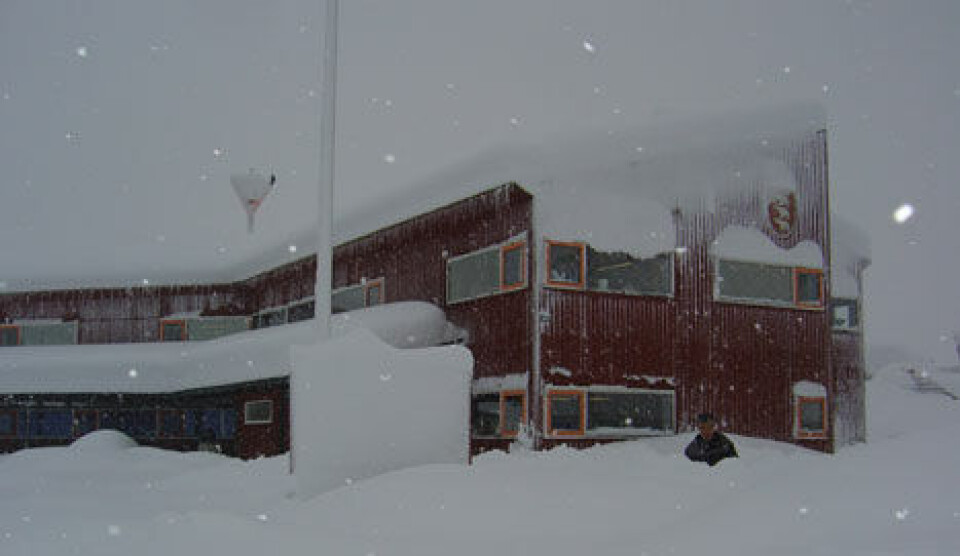 Truslen om radiokædebrud i Nanortalik og sydover er afværget i sidste time. Foto: Sermitsiaq.AG