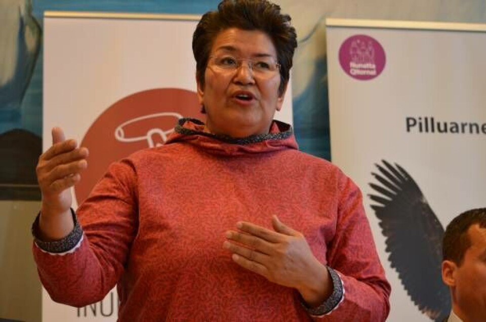 - Vi står overfor store opgaver i Folketinget, sagde Aleqa Hammond (NQ)