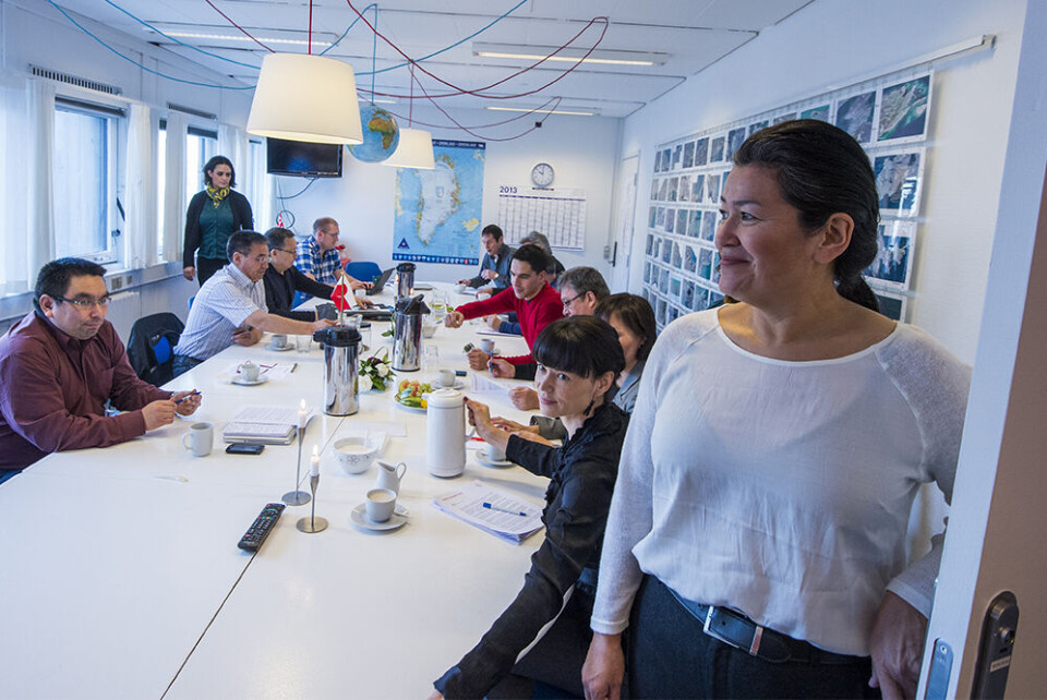 Kort tid før mødet mellem Siumut og Inuit Ataqatigiit. Foto: Leiff Josefsen