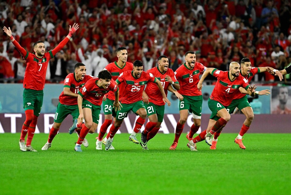 Marocco jubler da sejren er i hus efter straffekonkurrence.