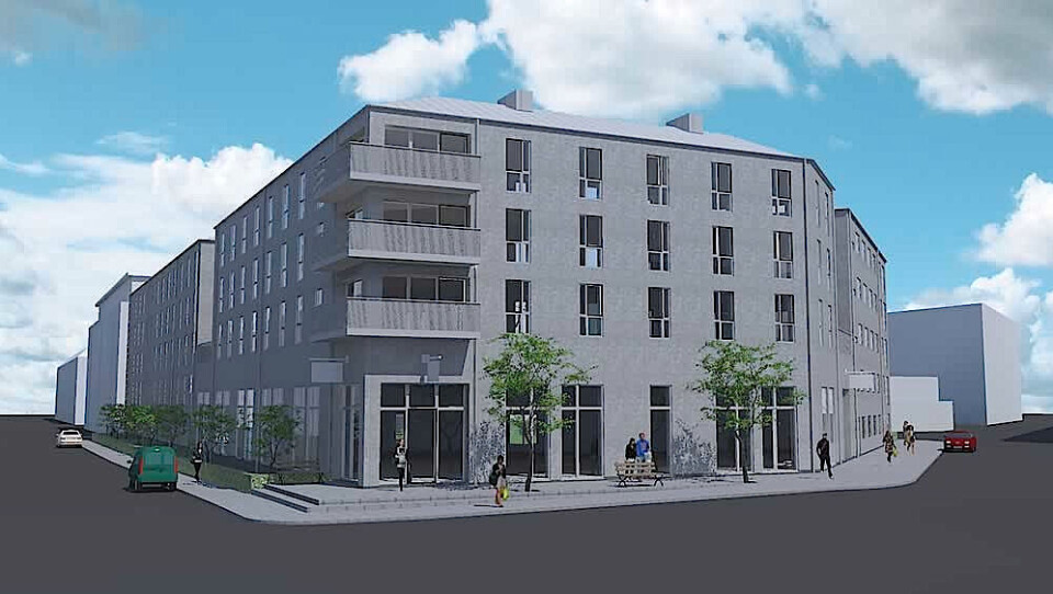 Det nye patienthotel på Østerbro i København. Grafik: Bayarch Det nye patienthjem rummer 53 enkeltværelser med eget toilet og bad og mulighed for opredning til pårørende. Det rummer også fire isolationslejligheder, som især er tiltænkt kræftpatienter. Grafik: Bayarch Det nye patienthotel på Østerbro i København. Grafik: Bayarch Det nye patienthjem rummer 53 enkeltværelser med eget toilet og bad og mulighed for opredning til pårørende. Det rummer også fire isolationslejligheder, som især er tiltænkt kræftpatienter. Grafik: Bayarch Det nye patienthotel på Østerbro i København. Grafik: Bayarch Det nye patienthjem rummer 53 enkeltværelser med eget toilet og bad og mulighed for opredning til pårørende. Det rummer også fire isolationslejligheder, som især er tiltænkt kræftpatienter. Grafik: Bayarch