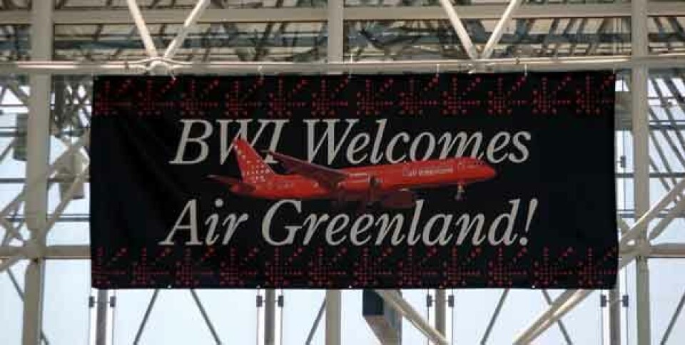 Lystbådehavnen i Baltimore - The Inner Harbour. Hilsen til Air Greenland i Baltimore/Washington International Airport Baltimores informationscenter ved havnefronten i byens centrum. Med flyforbindelsen håber Grønland at få flere turister fra USA. Lystbådehavnen i Baltimore - The Inner Harbour. Hilsen til Air Greenland i Baltimore/Washington International Airport Baltimores informationscenter ved havnefronten i byens centrum. Med flyforbindelsen håber Grønland at få flere turister fra USA.