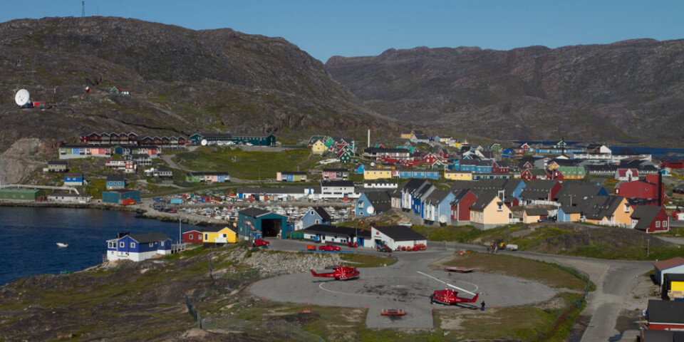 Heliport, Qaqortoq, Bell-212