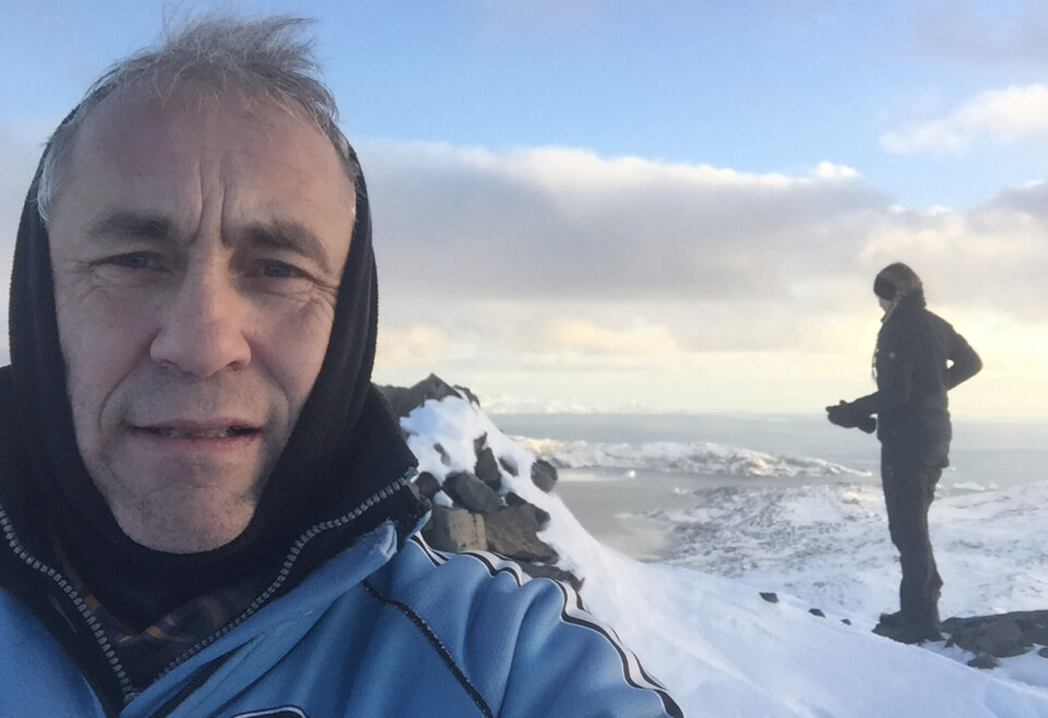 At stå på toppen af et fjeld – her Sømandsfjeldet – er livgivende for Jørn Holbech.