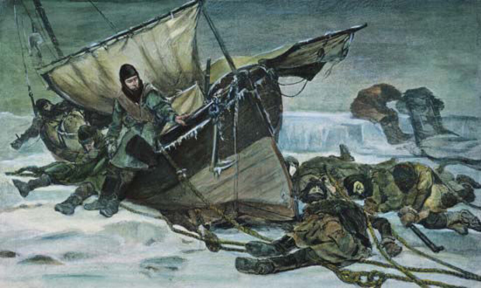 Sir John Franklins arktiske ekspedition med to skibe endte grueligt galt. Mange søfolk døde, da de blev spærret inde af isen. John Franklin, Arktisk ekspedition