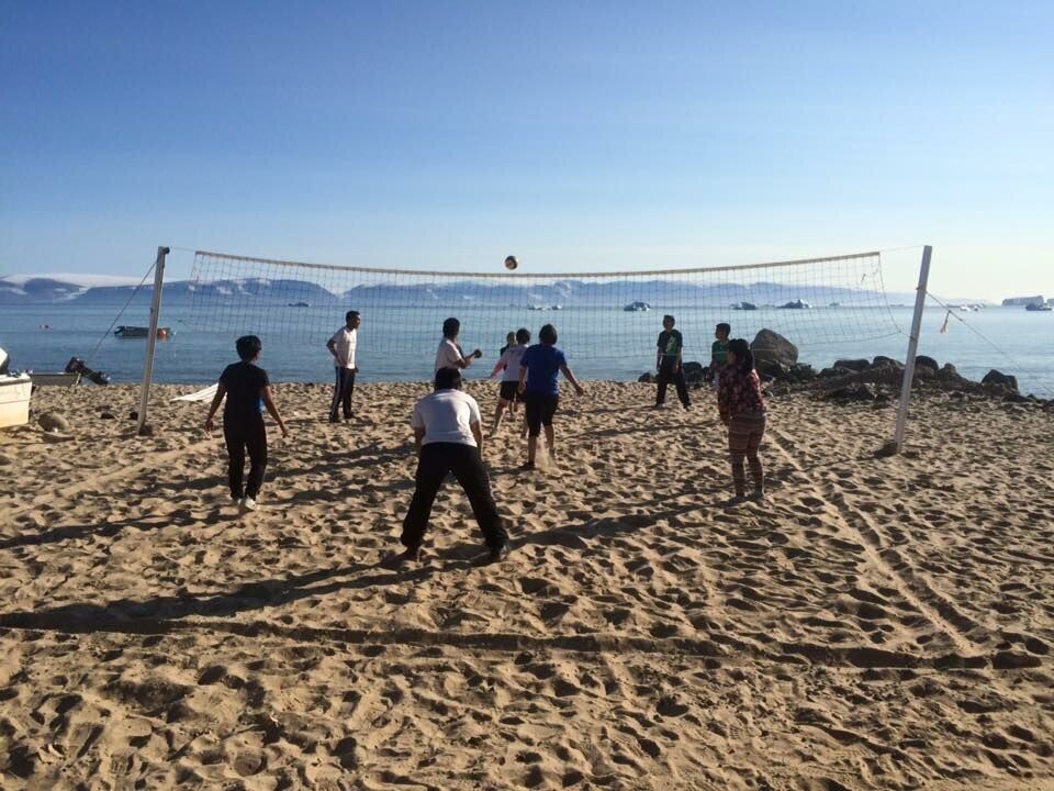 Beachvolley i Qaanaaq