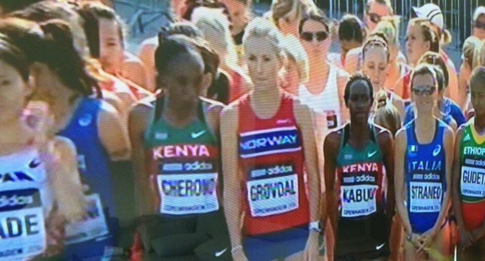 Vejret er med de 30.000 løbere, der deltager i VM i halvmaraton