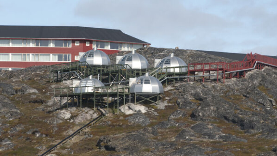 Igloerne i Hotel Arctic i Ilulissat skal nyindrettes. Foto: Leiff Josefsen.