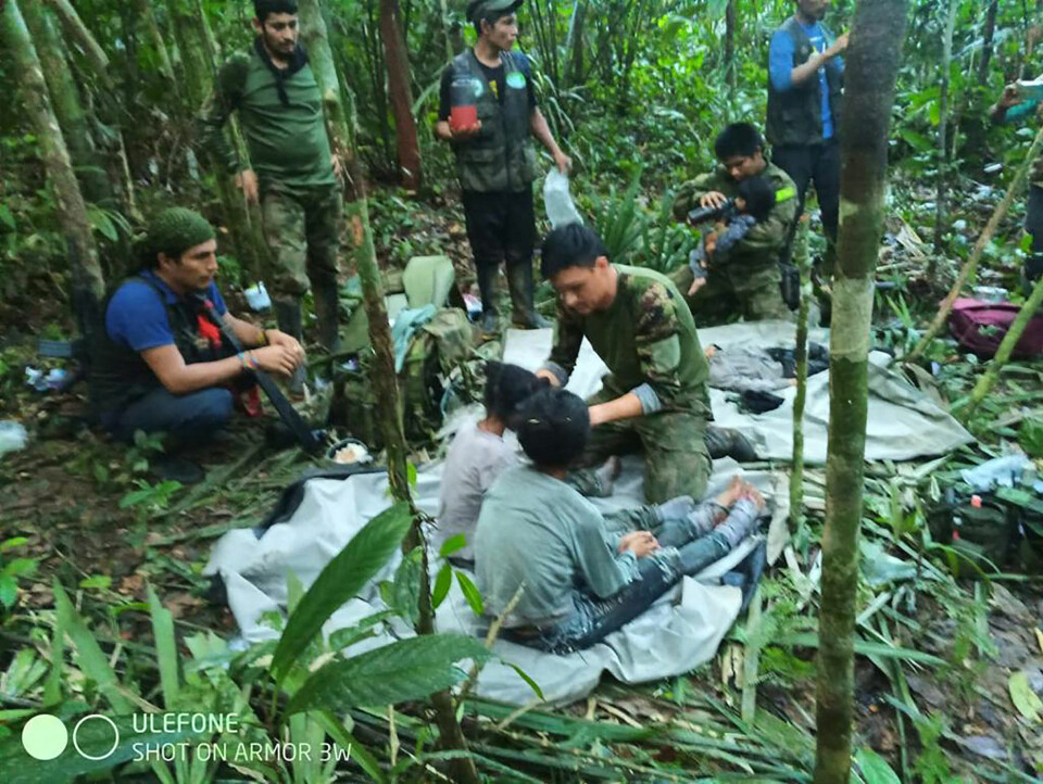 De fire børn overlevede et flystyrt i Amazonas jungle, mens de tre voksne om bord på flyet døde i styrtet.
