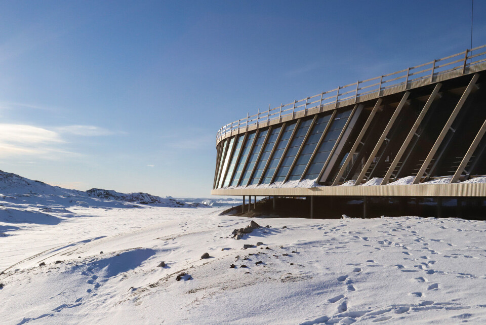 Isfjordscenter snart klar til indvielse
