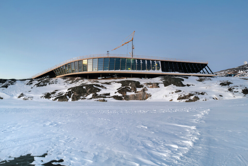 Isfjordscenter snart klar til indvielse