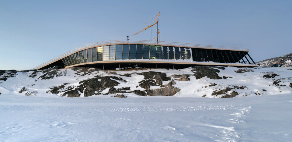 Isfjordscenter snart klar til indvielse