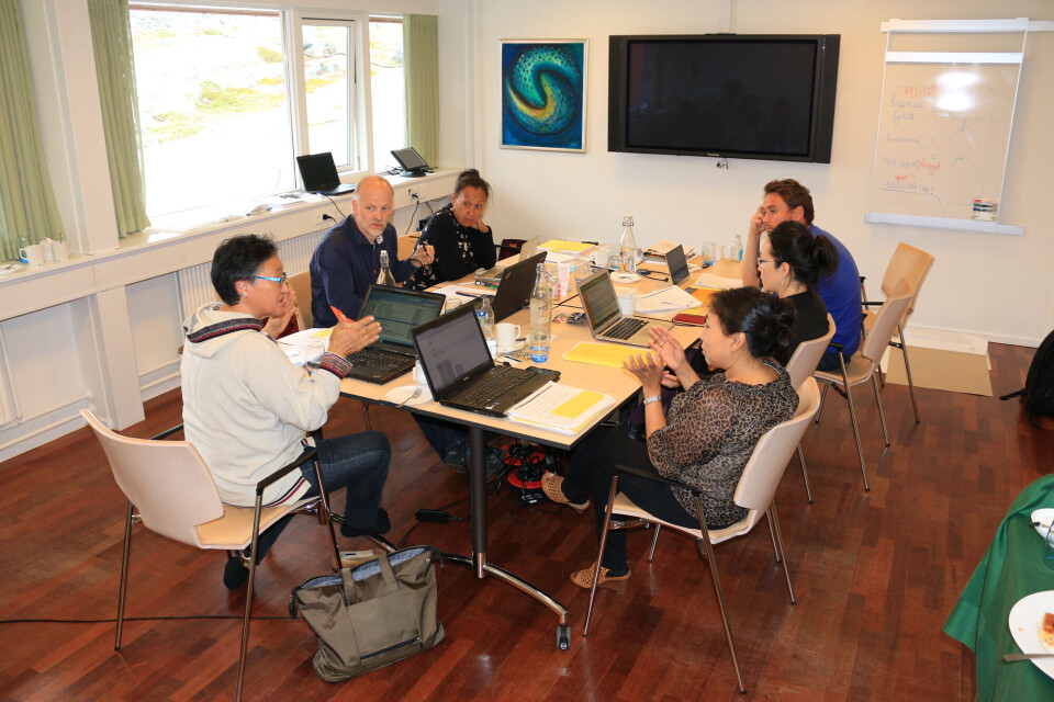 Forsoningskommissionen under workshoppen i Ilulissat Forsoningskommission